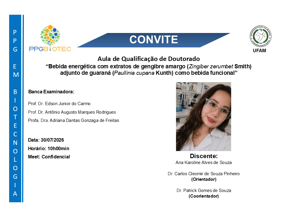 Aula de Qualificação de Doutorado - Ana Karoline Alves de Souza