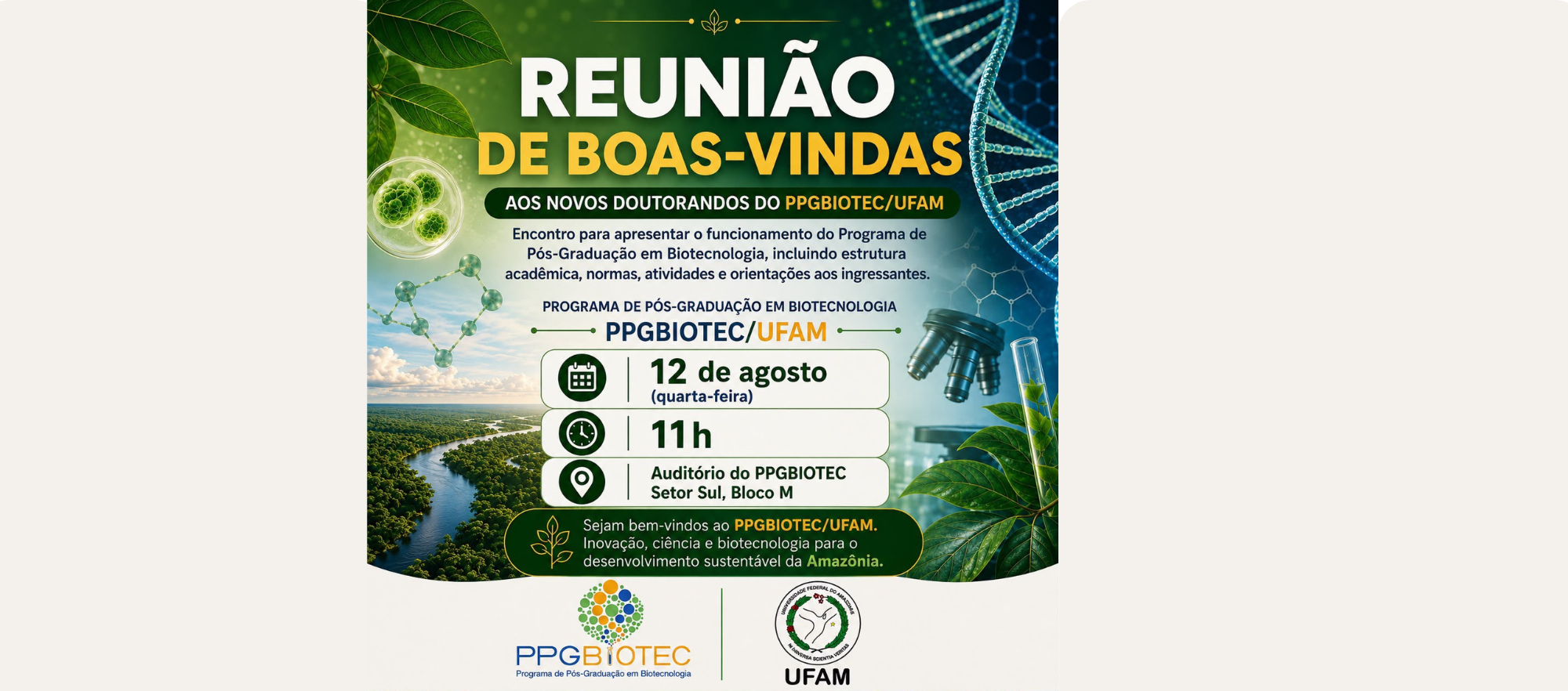 Reunião boas vindas Doutorandos
