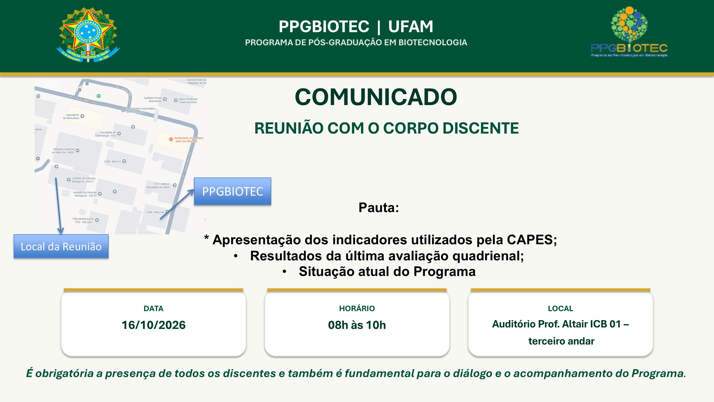 Reunião com a CAPES - corpo discente
